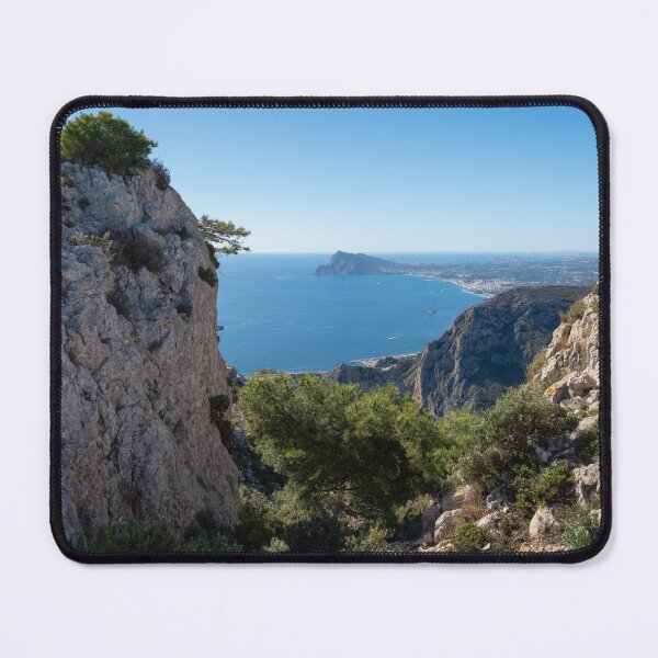 Item preview, Rocks and Mediterranean coast in Benidorm, Costa Blanca designed and sold by Adriana Mueller.