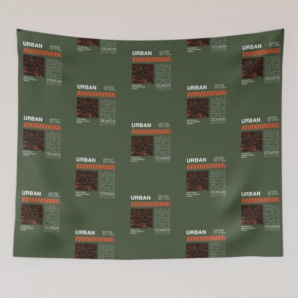 Item preview, Urban Stil | Green Background designed and sold by RM-Journey.