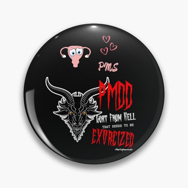 Item preview, PMS vs PMDD Goat from Hell | PMDD Awareness designed and sold by QuirkyGuacamole.