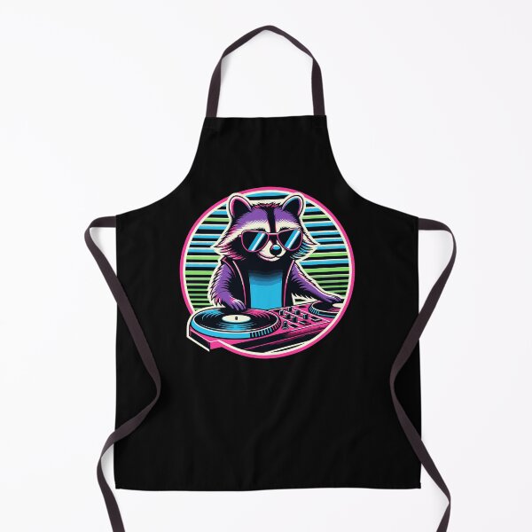 Item preview, Retro Raccoon DJ Funny Raccoon designed and sold by KsuAnn.