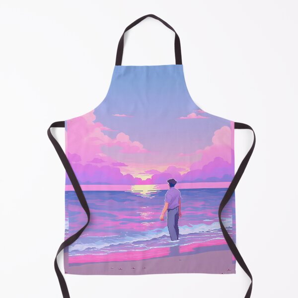 Item preview, Man standing in the sea, pastel- Pixel art designed and sold by octoboobs.