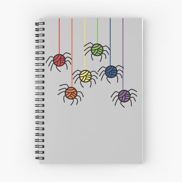 Item preview, A Rainbow of Yarn Spiders designed and sold by thehookshelf.