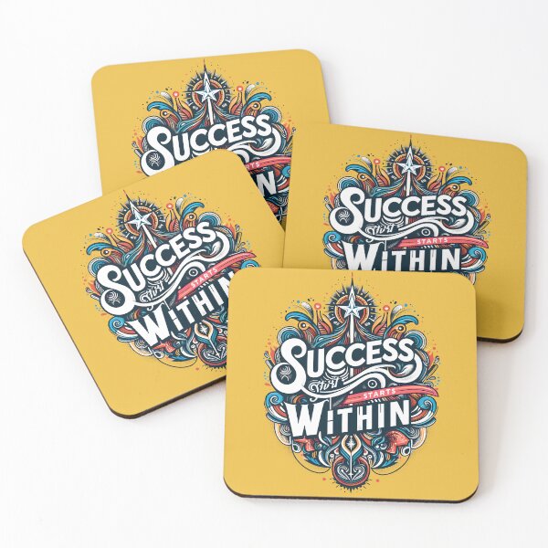 Item preview, Success starts within, typography designed and sold by maxmaj.