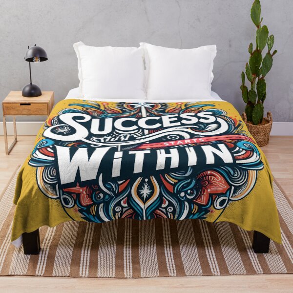 Item preview, Success starts within, typography designed and sold by maxmaj.