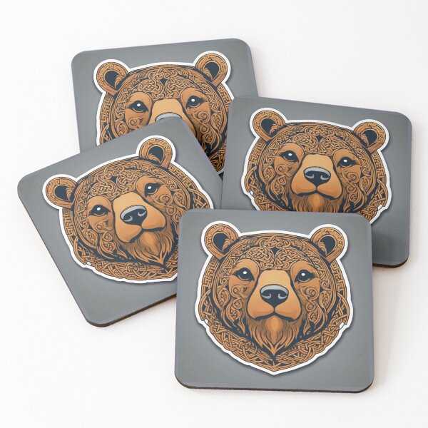 Item preview, Celtic Grizzly Bear Art designed and sold by Planetporridge.