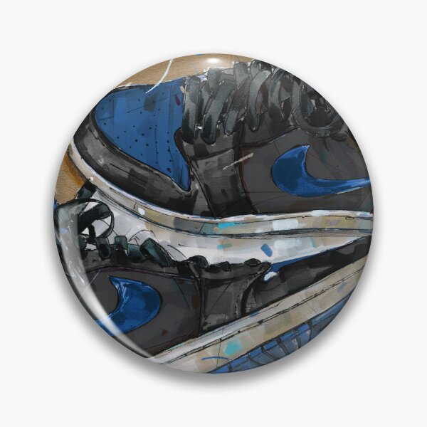 Item preview, Sneaker painting royal blue designed and sold by GalleryKauffeld.
