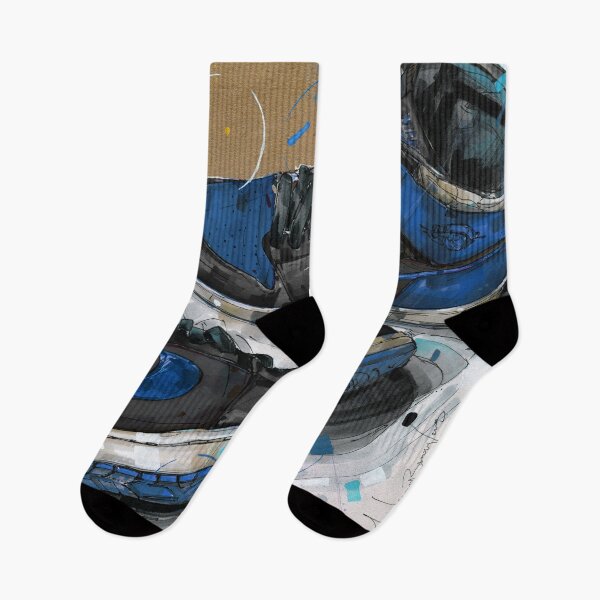 Item preview, Sneaker painting royal blue designed and sold by GalleryKauffeld.
