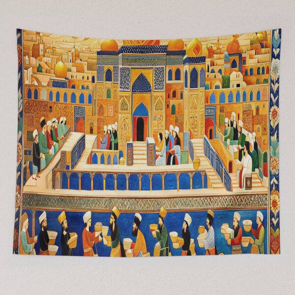 Item preview, Persian City Tapestry Art designed and sold by ArtHistoryPrint.