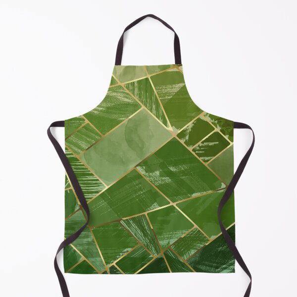 Item preview, Green Geode, Stained Glass Mosaic with Veins of Liquid Gold designed and sold by NoaaDesign.
