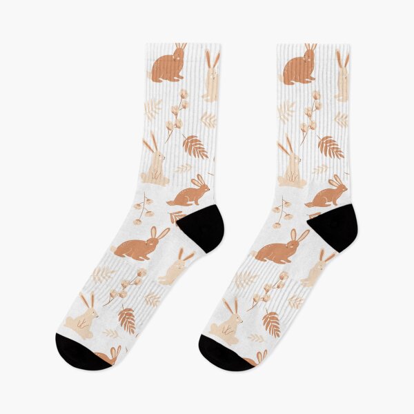Item preview, Earthen Elegance: Bunnies in Beige and Brown designed and sold by artsicastudio.