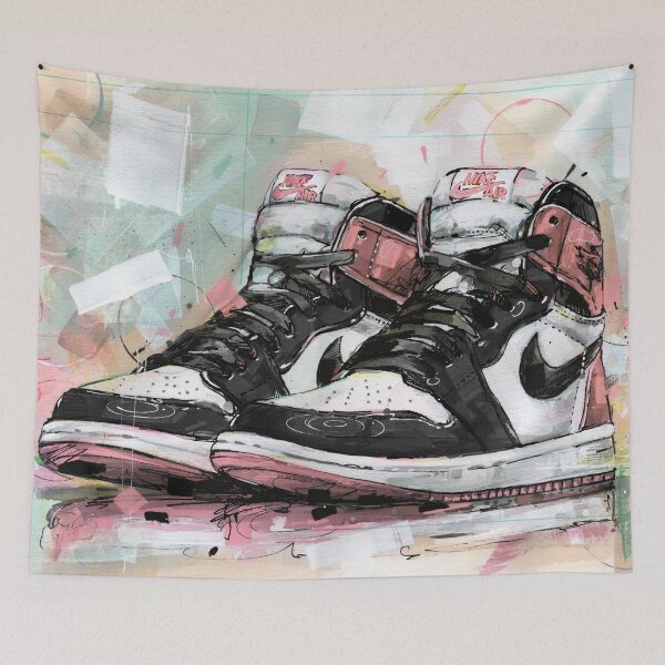 Item preview, Nike Jordan sneaker rust pink designed and sold by GalleryKauffeld.