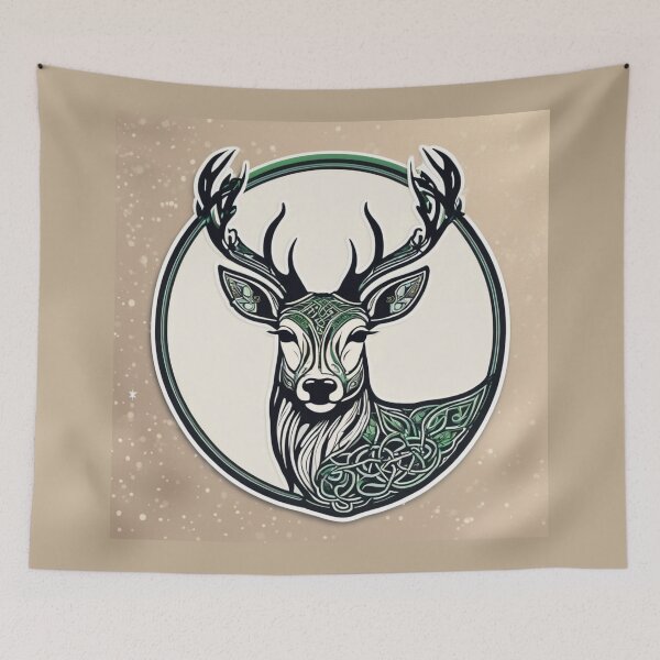 Item preview, Celtic Deer designed and sold by Planetporridge.