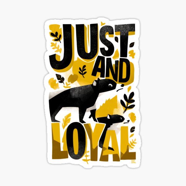 Item preview, Just and Loyal - Badgers - Fantasy designed and sold by Fenay Designs.