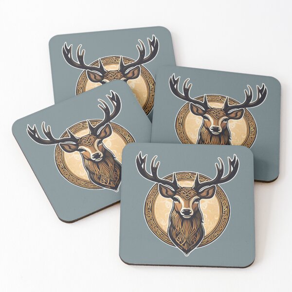 Item preview, Celtic Deer Art designed and sold by Planetporridge.