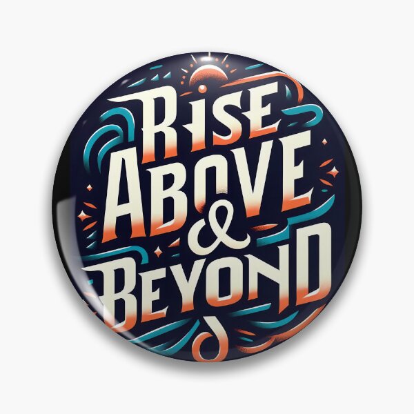 Artikelvorschau, Rise Above & Beyond, Typografie entworfen und verkauft von maxmaj.