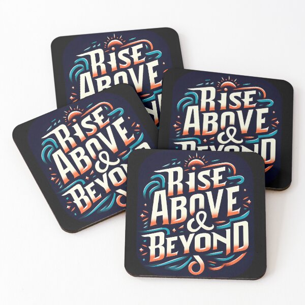 Item preview, Rise Above & Beyond, typography designed and sold by maxmaj.