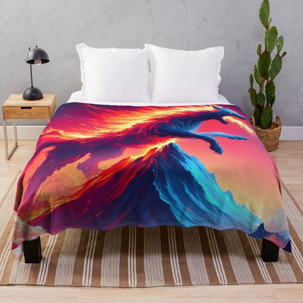 Item preview, Giant Wolf Over a Volcano, Ai Generated Art  designed and sold by ACC .