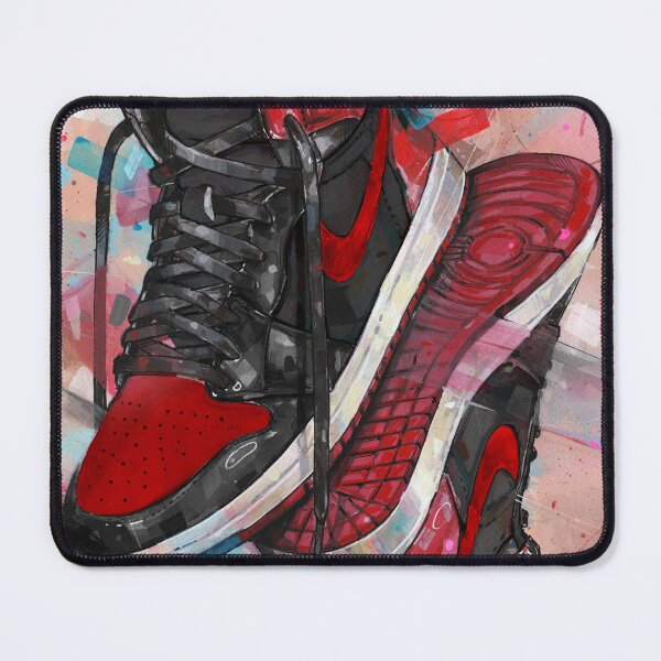 Item preview, Upside down sneaker banned bred Jordan designed and sold by GalleryKauffeld.