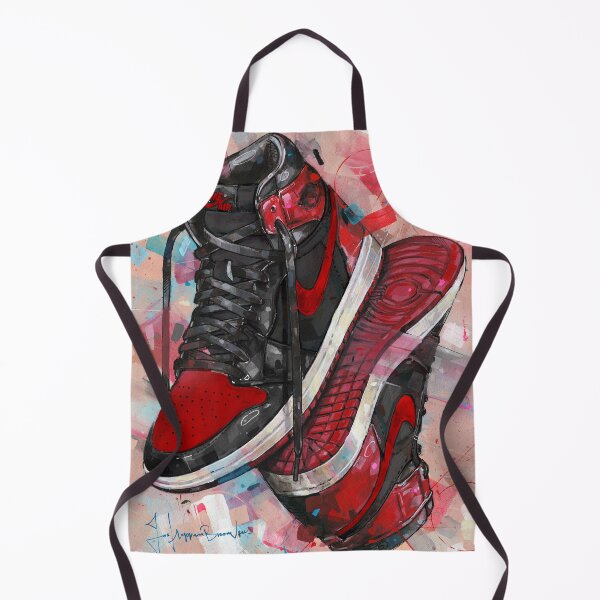 Item preview, Upside down sneaker banned bred Jordan designed and sold by GalleryKauffeld.