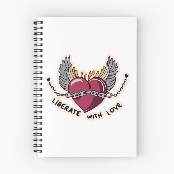 Item preview, Liberate with Love - Heart Wings Freedom Design designed and sold by NiftyWrx.
