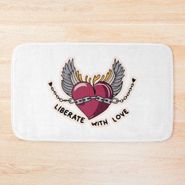 Item preview, Liberate with Love - Heart Wings Freedom Design designed and sold by NiftyWrx.