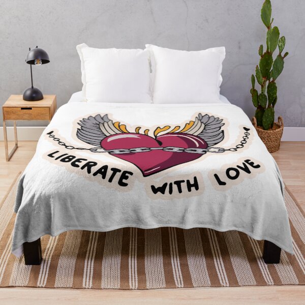 Item preview, Liberate with Love - Heart Wings Freedom Design designed and sold by NiftyWrx.