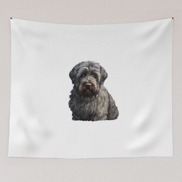 Item preview, Cute Bouvier Des Flandres Mom Dad Guardian Angel Best Friend Doggie Paw designed and sold by SMARTKIT  DESIGNAGENCY.