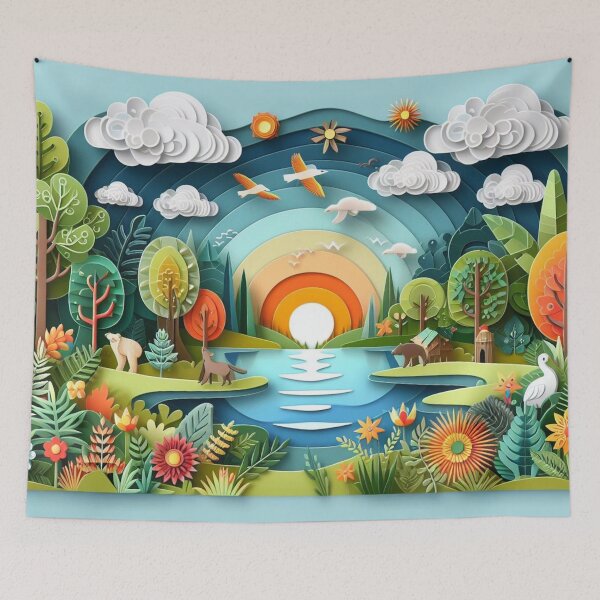 Item preview, Sunset in Forest designed and sold by tilmizart.
