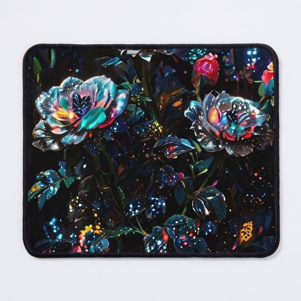 Item preview, Beautiful Dark Colorful Roses Pattern - Moonlit Blooms designed and sold by Creative.Shop.
