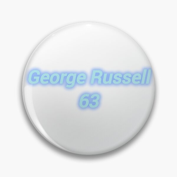 Item preview, George Russell 63 blue glow designed and sold by TheGrandShopp.