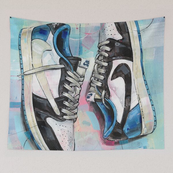 Item preview, Nike Jordan1 fragment low sneaker designed and sold by GalleryKauffeld.