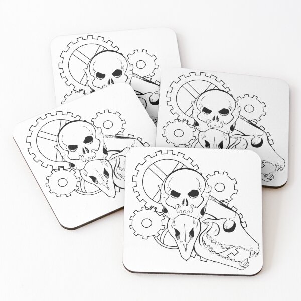 Item preview, Cogs and skulls designed and sold by Zaije.