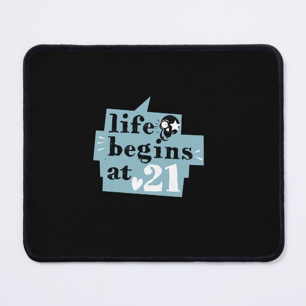 Item preview, LIFE Begins at 21 designed and sold by Tshirtalk.