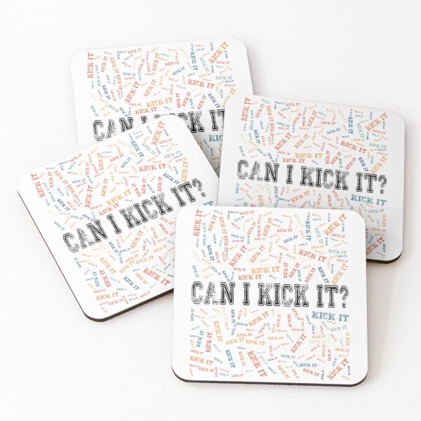 Item preview, CAN I KICK IT? BLACK DESIGN designed and sold by Rejiboustarts.