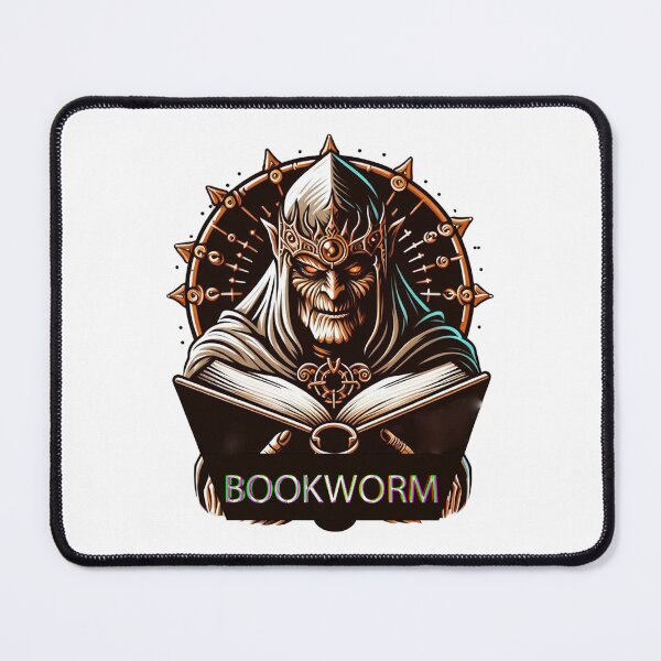 Item preview, The Bookworm - Unique Design for T-shirt designed and sold by Mehmet Hanifi Ekşi.
