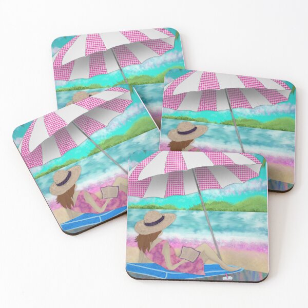 Item preview, Girlie Beach Retreat designed and sold by AdriaCaps Art & Design.