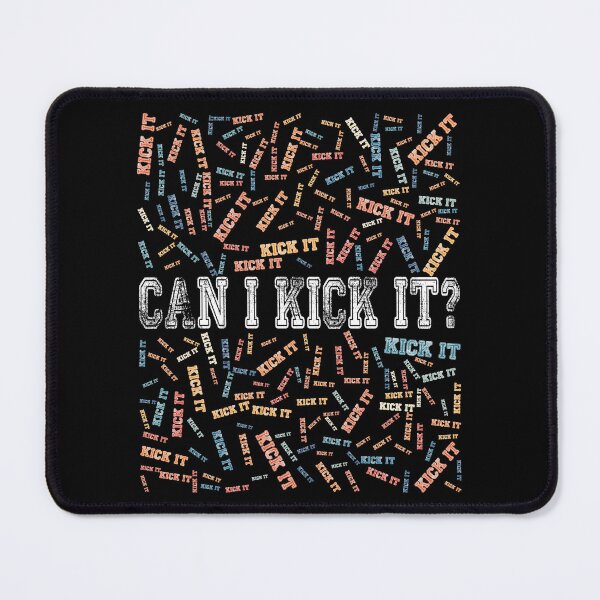 Item preview, CAN I KICK IT? WHITE DESIGN designed and sold by Rejiboustarts.