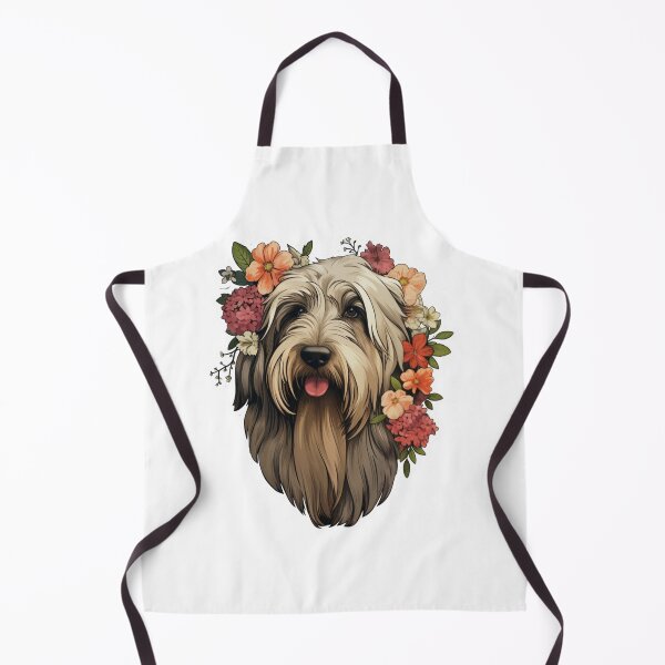 Item preview, Cute Flower Briard Mom Dad Guardian Angel Best Friend Doggie Paw designed and sold by SMARTKIT DESIGNAGENCY.