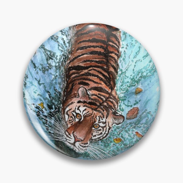 Item preview, Floating tiger designed and sold by lloreleya.