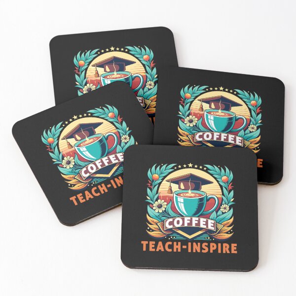 Item preview, Coffee, Teach, Inspire designed and sold by Isabella ✔️ ✔️.