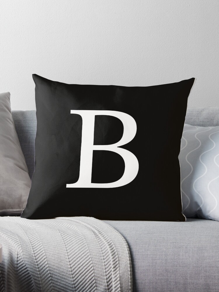 Navy Striped Monogram Throw Pillow by Designs Direct | Alphabet R | 18 x 18 | Michaels