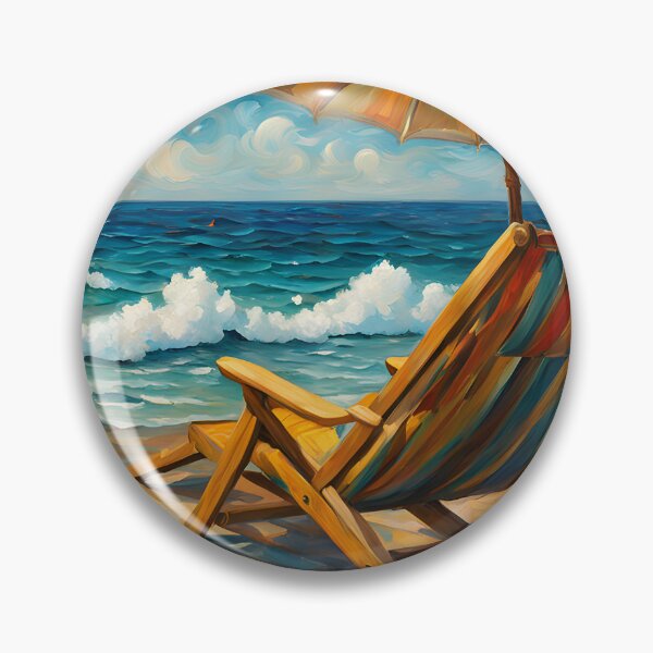 Item preview, Beach Scene Van Gogh style designed and sold by DesignsbyVelvet.
