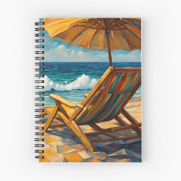 Item preview, Beach Scene Van Gogh style designed and sold by DesignsbyVelvet.