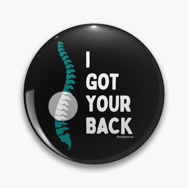 Item preview, I Got Your Back | Funny Chiropractor Puns | Chiropractor Spine designed and sold by QuirkyGuacamole.