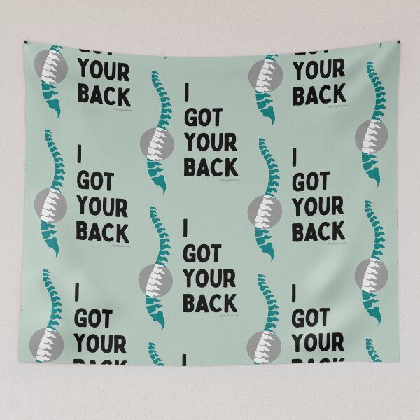 Item preview, I Got Your Back | Funny Chiropractor Puns | Chiropractor Spine designed and sold by QuirkyGuacamole.