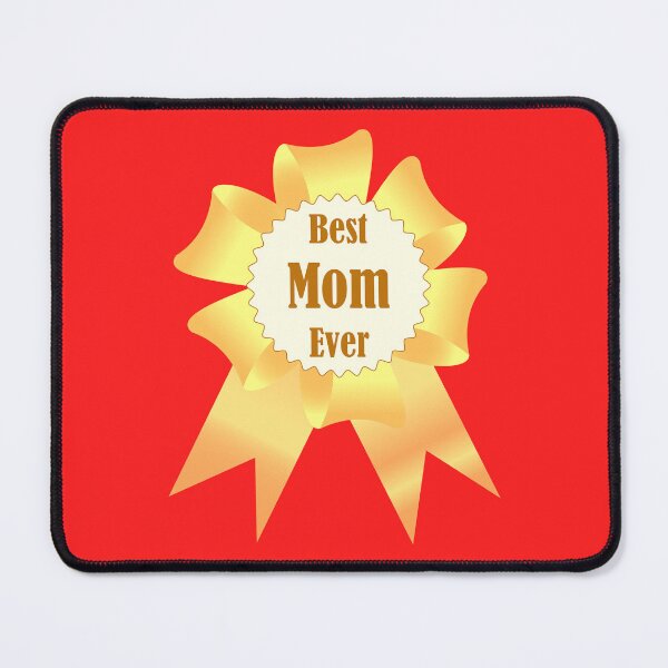 Item preview, Best mom ever Golden winner award ribbon designed and sold by CutieBlue.