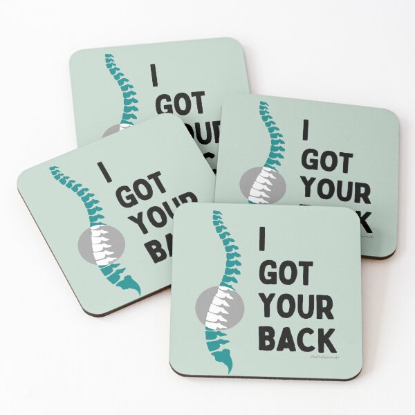 Item preview, I Got Your Back | Funny Chiropractor Puns | Chiropractor Spine designed and sold by QuirkyGuacamole.