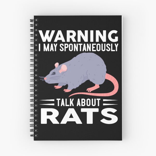 Item preview, Warning I May Spontaneously Talk About Rats designed and sold by OX-tright.