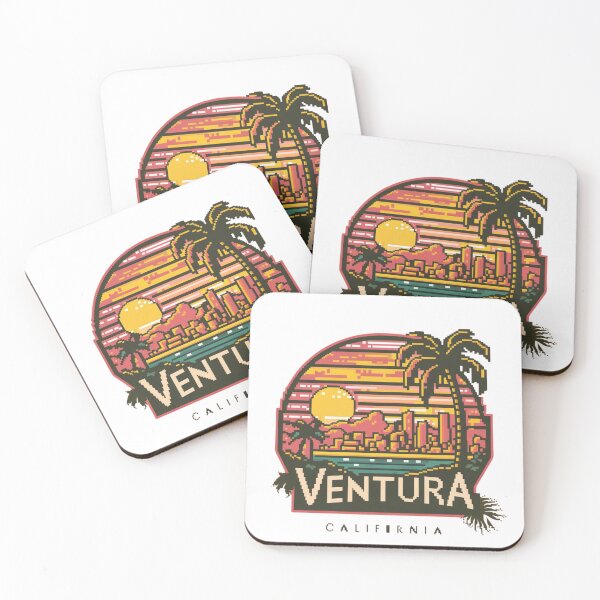 Item preview, Ventura Sunset, Pixel Art - California Dream designed and sold by CircinusStore.