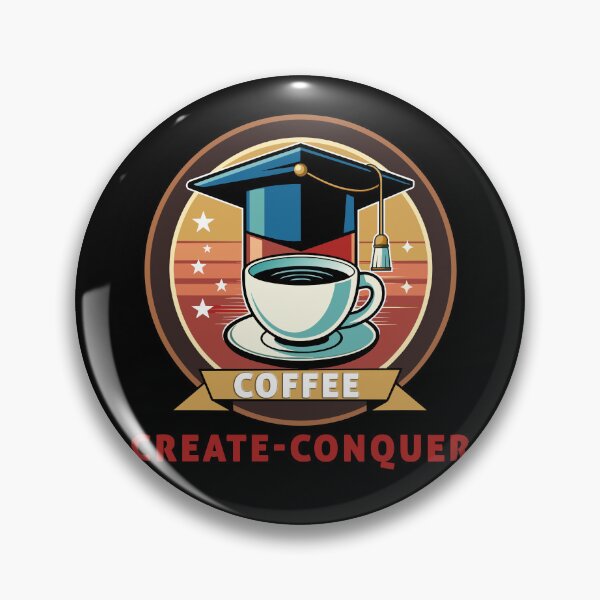 Item preview, Coffee, Create, Conquer designed and sold by Isabella ✔️ ✔️.